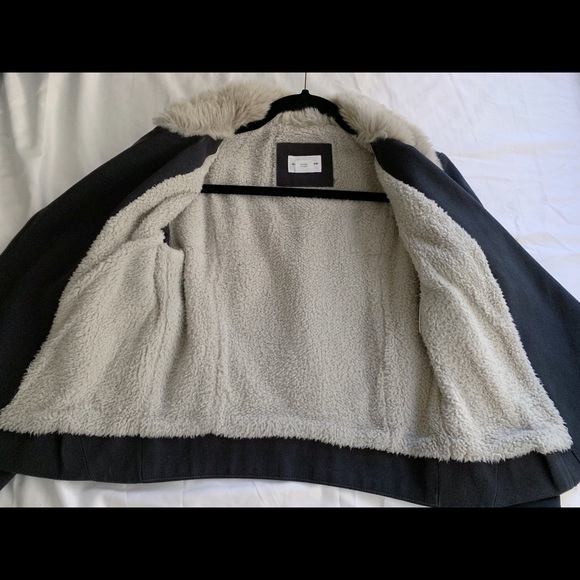 Club Monaco Warm Moto Jacket Xs - Picture 10 of 11